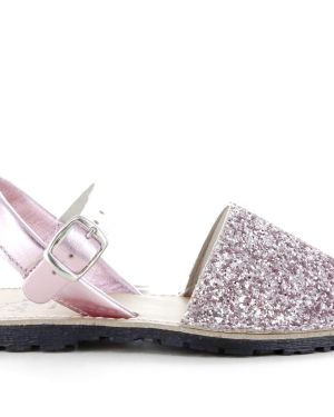 SOL DE MENORCA 451GLITTER SANDALO BIMBA E RAGAZZA